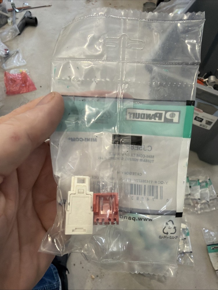 Pantduit Cat #5 Mini Com Jack Quantity 29 Jacks