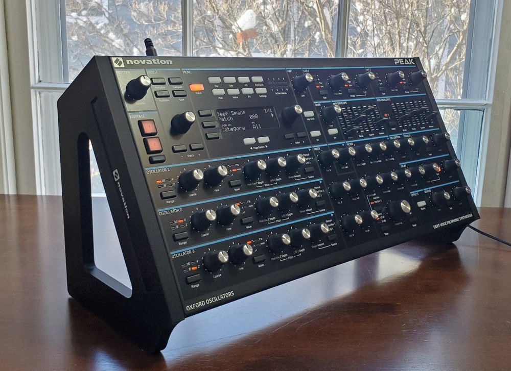 Novation Peak Synthesizer Synth Module Printed Stand 30/60 Degree Black PLA