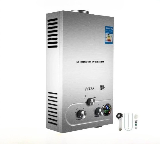 New 6L-18L Propane Gas Tankless Water Heater, Bathroom heating instant,Outdoors
