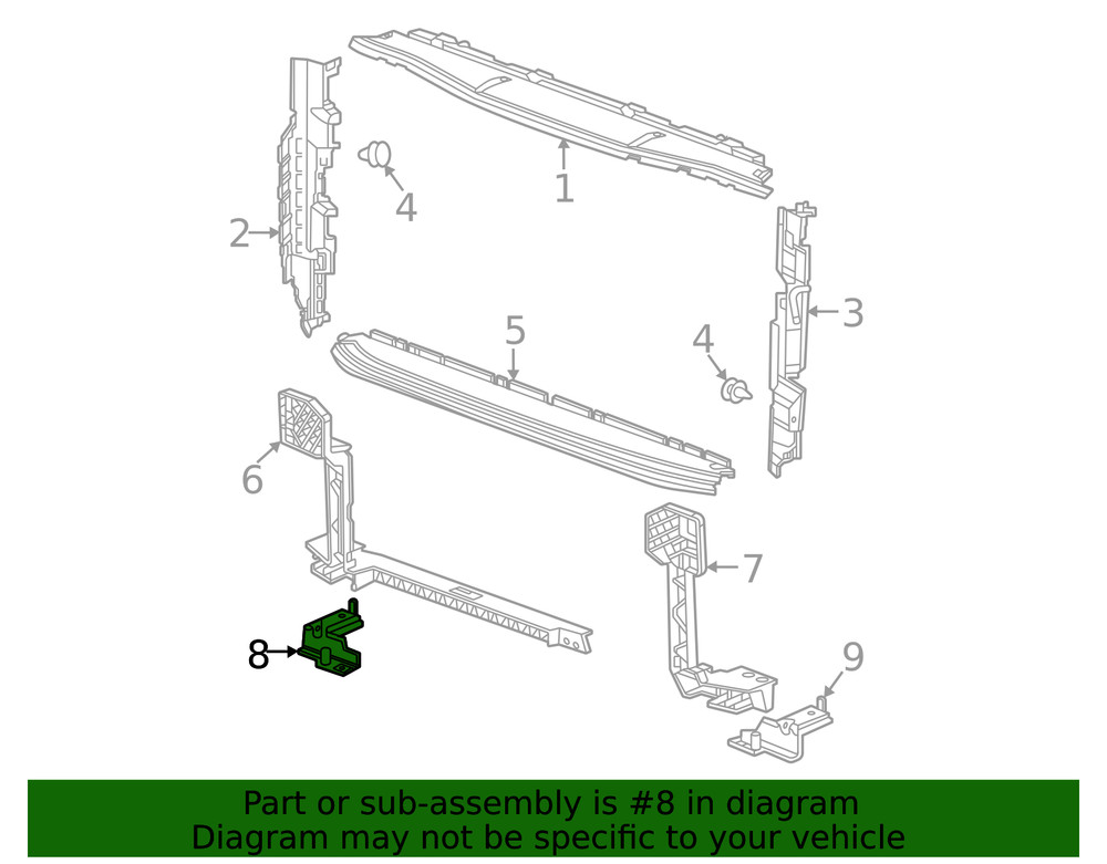 Genuine GM Lower Bracket 84868126