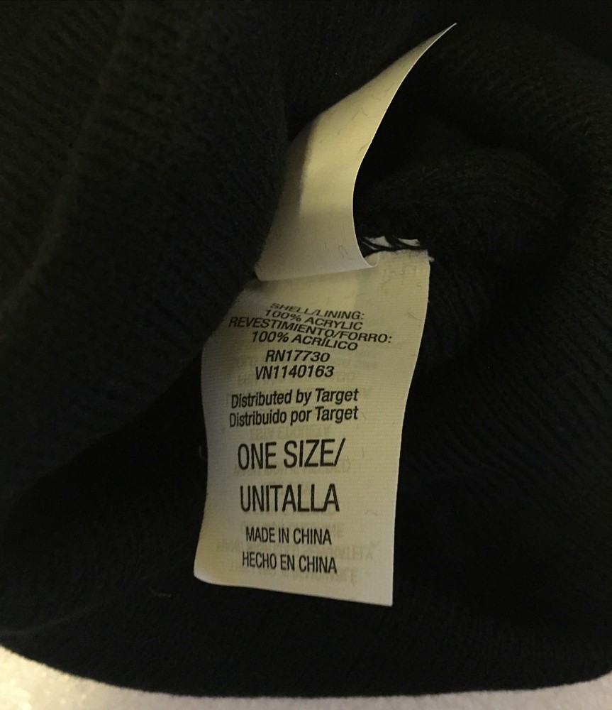 Boys' Cuffed Beanie - Cat & Jack™ Black One Size