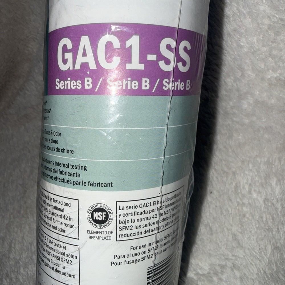 OmniFilter Undersink Acivated Carbon Filter GAC1-SS Series B