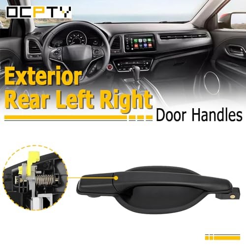 Exterior Door Handle Rear Driver Left Passenger Right Replacement fit 2004