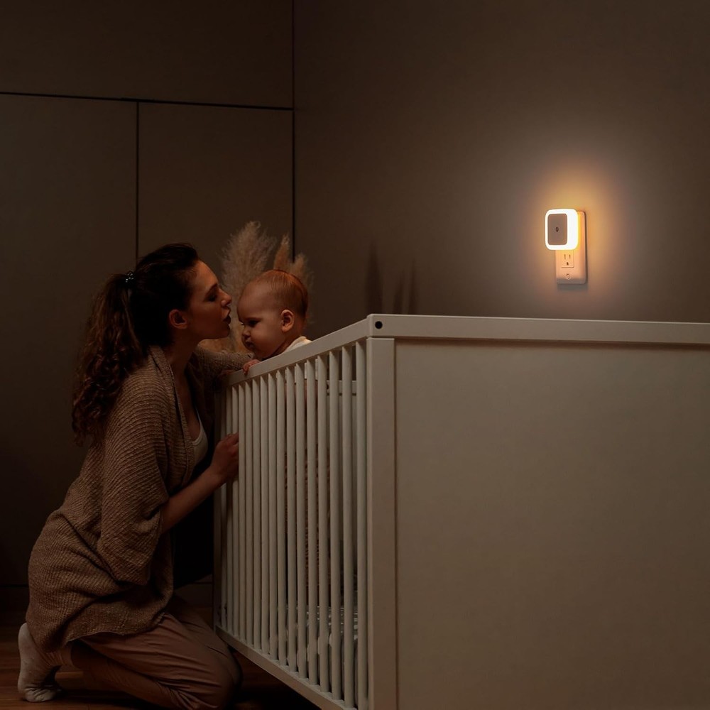 Sujeet Night Light, Lights Plug into Wall 8-Pack, 8 Pack, Warm White