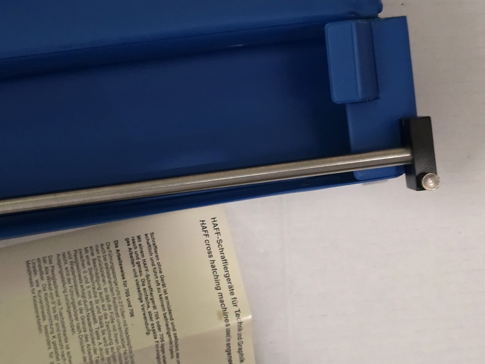 HAFF 705 Cross Hatching Machine Drafting Engineering Graphic Tool w/ Case *Mint*