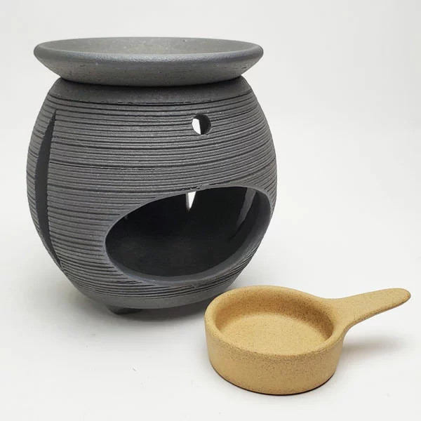 Tokoname Ware Tea Incense Burner Ceramic Japan Interior Decor Gift