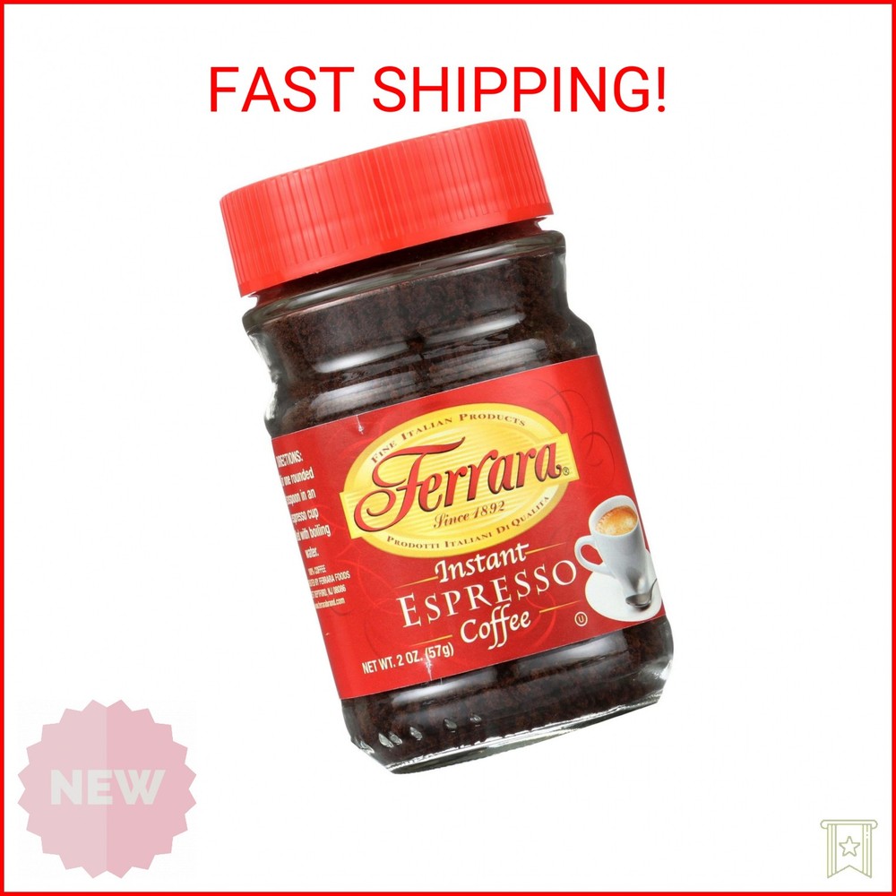 Ferrara Instant Espresso Coffee 2 oz