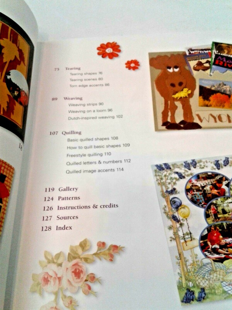 Creative Paper Techniques for Scrapbooks - MEMORY MAKERS-128 pp 75 Fresh Ideas