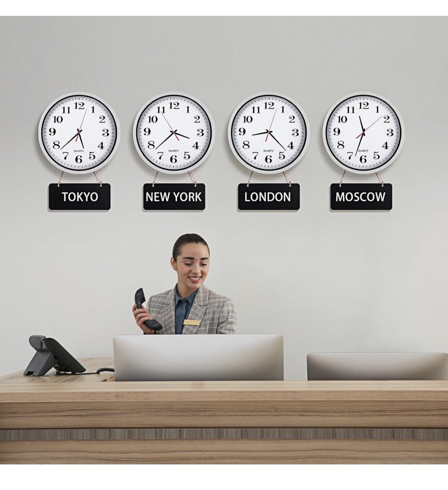 4 Piece Wall Clock