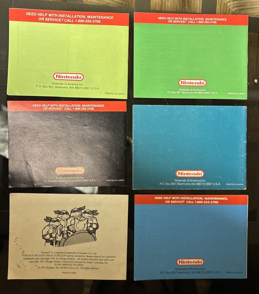 Gameboy Manuals You Choose !!