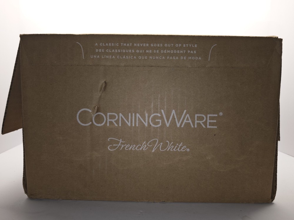 CorningWare French White 12-Pc Ceramic Bakeware