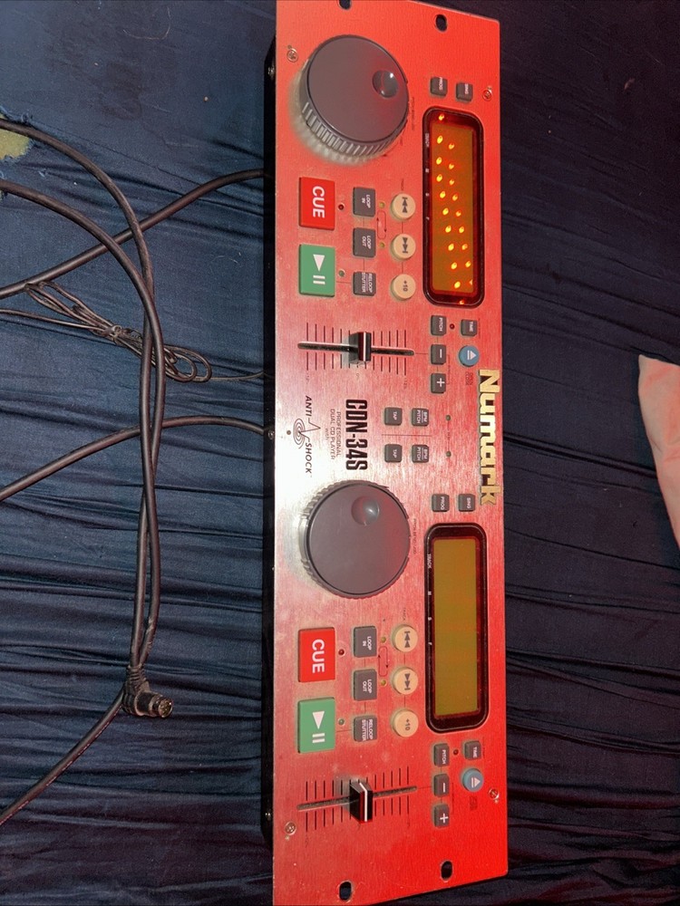 Numark CDN-34S Professional Dual CD Player (panel only)