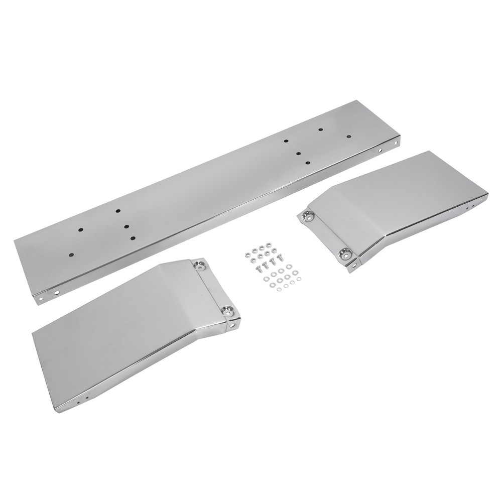 10" Chrome Front Bumper W/ Triangular Bolt Pattern For Mack RD688S/RD6900S 81-04