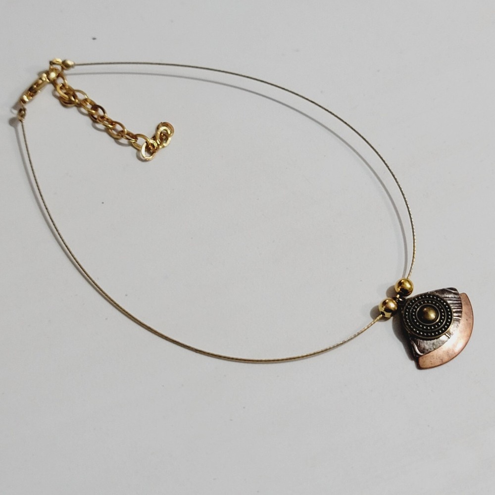 Handcrafted Artisian Copper Pendant Necklace