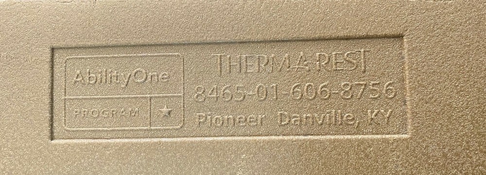 USMC Folding Sleeping Mat Coyote Brown "FAIR" X 2