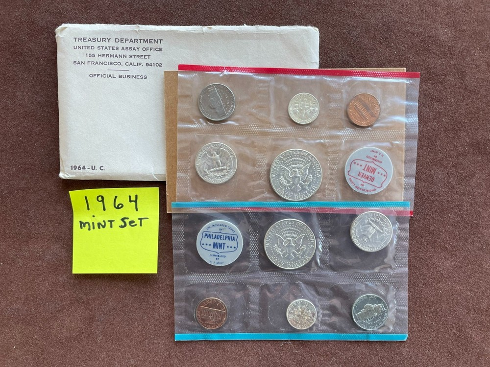 1964 US SILVER MINT SET ...COMPLETE