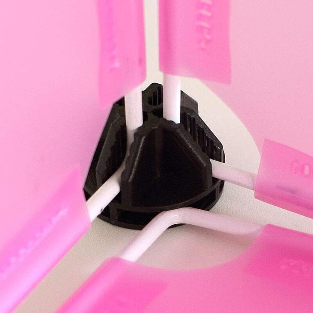 20 Pcs Wire Grid Cube Plastic Connectors for Modular Closet Storage Organizer...