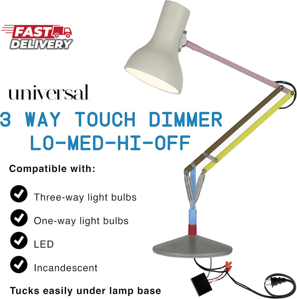 3 Way Touch Sensor Dimmer, Touch Lamp Repair Kit Control Module, Replacement Sen