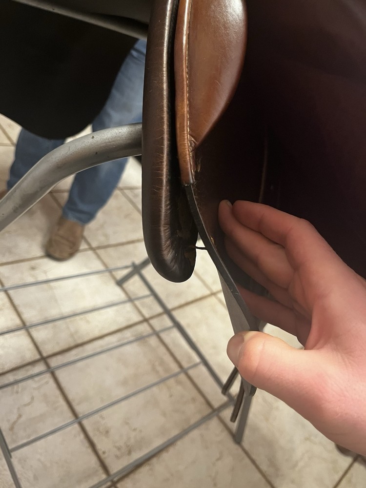 BEVAL SADDLE - 17” - MEDIUM TREE - TREE AND LEATHER IN PERFECT CONDITION!