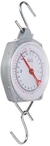 Pit Bull 1 X 110 lb. Hanging Spring Kitchen Dial Scale, Silver