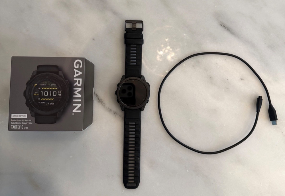 Garmin Tactix 8- 51 mm, AMOLED - excellent condition