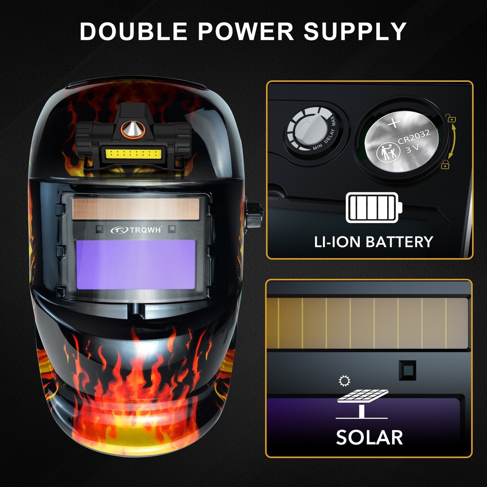 True Color Auto Darkening Welding Helmet