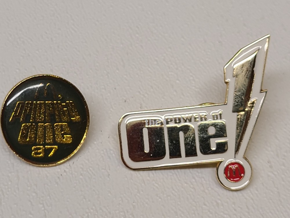 McDonald's 2 Priority One Crew Label Pins
