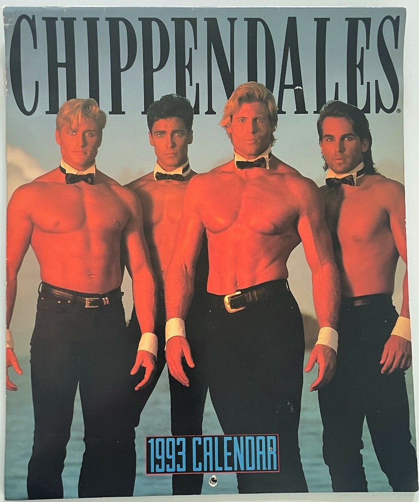 CHIPPENDALES CALENDAR 1993 VERY RARE (COLLECTORS ITEM)