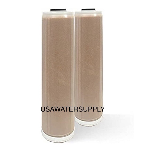2 Mixed Bed Ion Exchange DI Resin 0PPM Reverse osmosis Filter Refillable Housing
