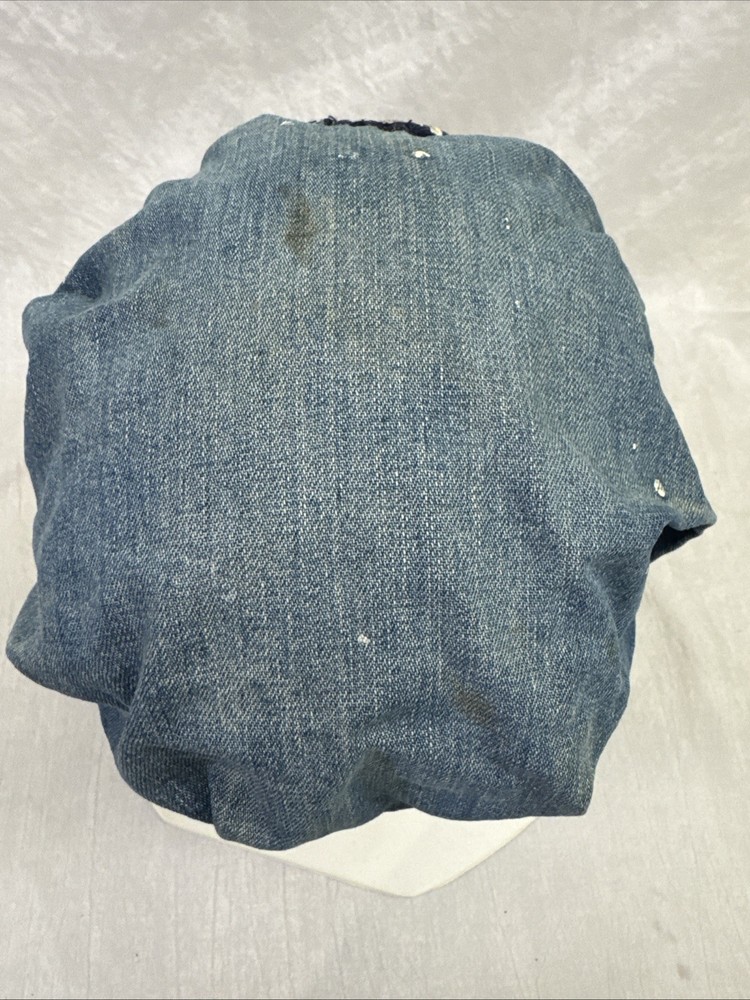 VINTAGE DENIM Handmade Cap With Pinkerton Security Service Patch