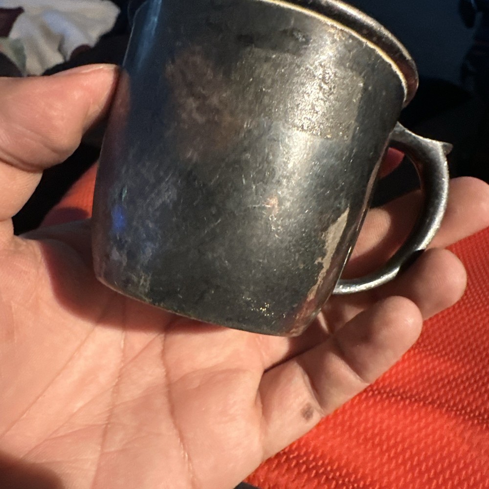 Wm. Rogers Silverplate Antique Cup 3135