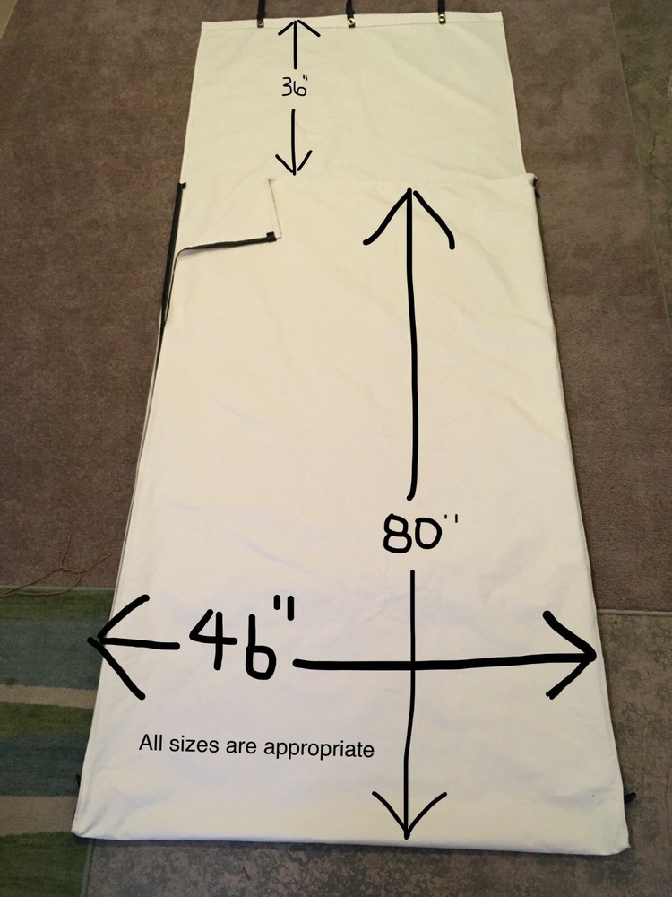 "Combo Pack" Large Canvas Bedroll And Bag (Both are Included in this Kit)