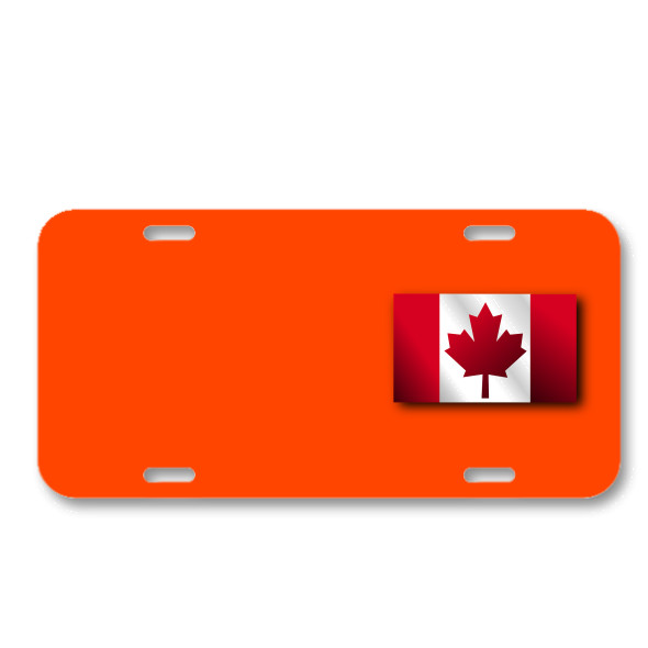 Canada Flag Leaf Maple Canada On License Plate Car Front Add Names