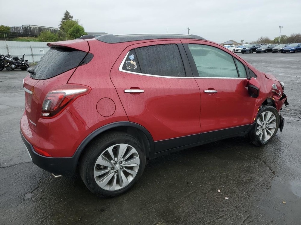 LEFT RED ROCKER PANEL MOULDING OEM 2014 BUICK ENCORE