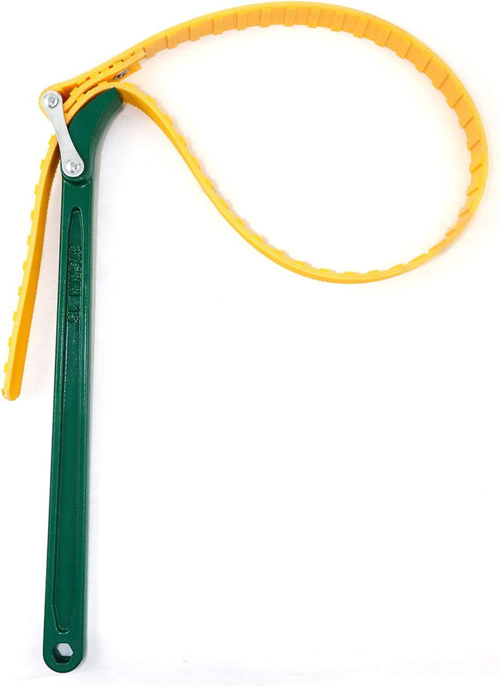15" Belt Strap Wrench, Multi-Purpose Adjustable Strap Oil Filter Wrench with 35