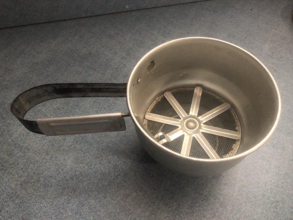 Vintage Foley Squeeze Handle Flour Sifter