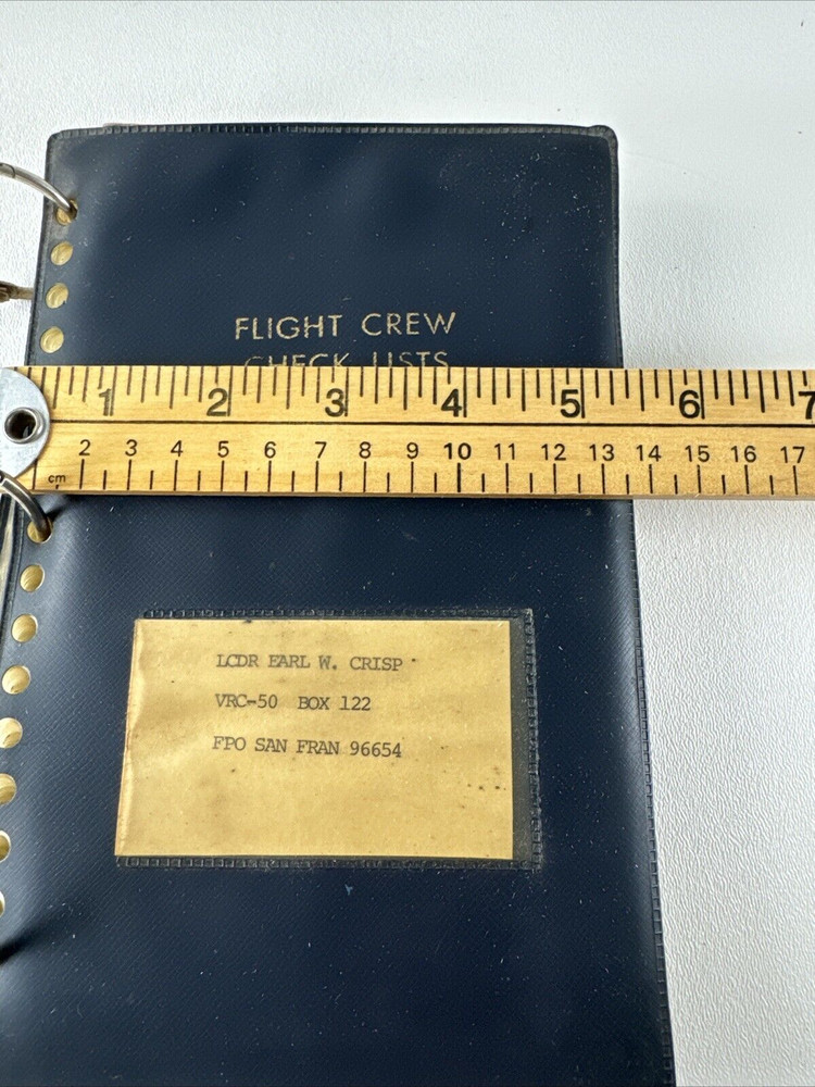 Vcr-50 Squadron Routing Guide US Navy Flight Crew Check Lists 3 Ring Book Read