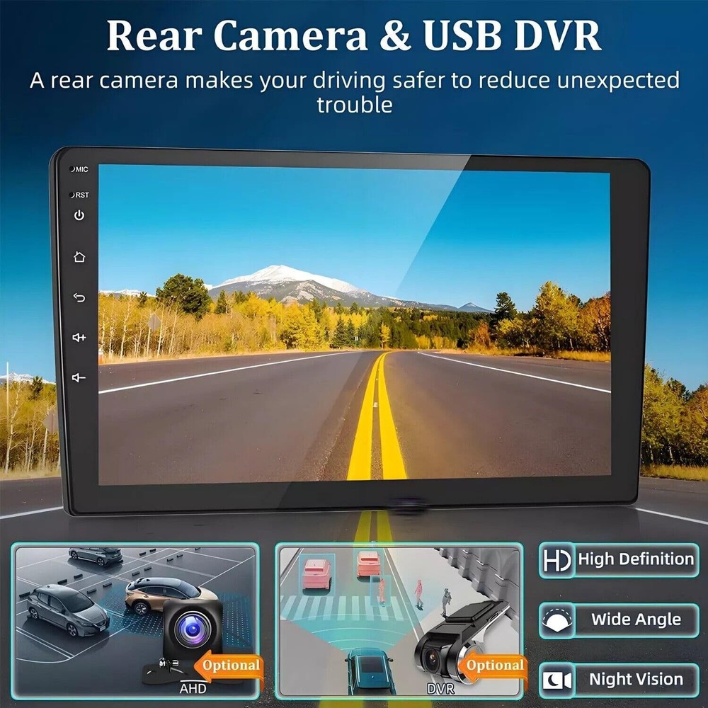 Android 13 Car Stereo for Corolla 2009-2013 CarPlay Android Auto GPS Bluetooth