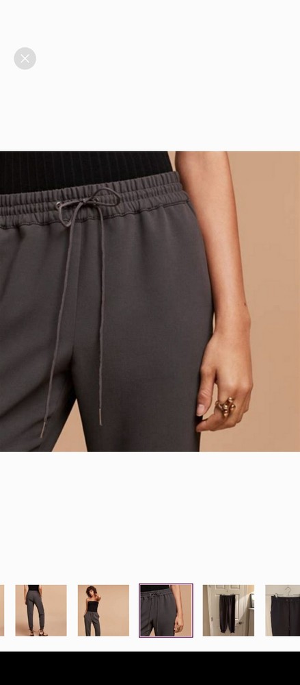 Aritzia Wilfred Buffon Crepe Jogger Pants Preppy