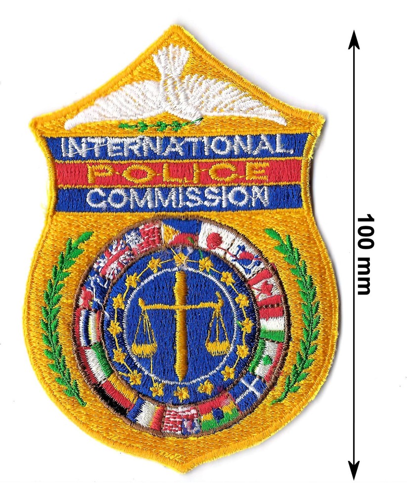 International Police Commission IPC PHILCOM Territorial Command INTERPOL Patch