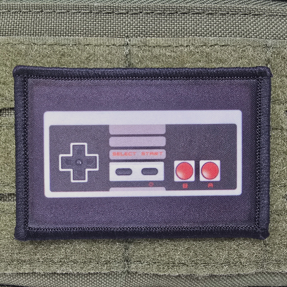 Game Controller Morale Patch Tactical Military Army USA Flag Hook & Loop 3x2