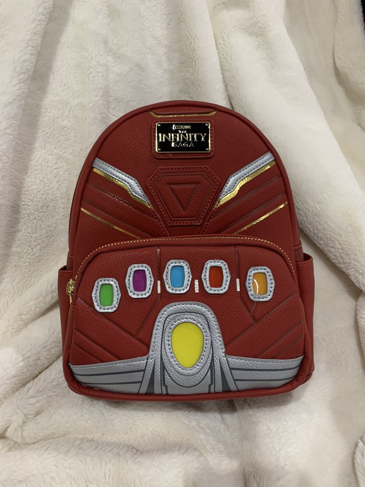 Lights Up! marvel infinity saga iron man Loungefly mini backpack