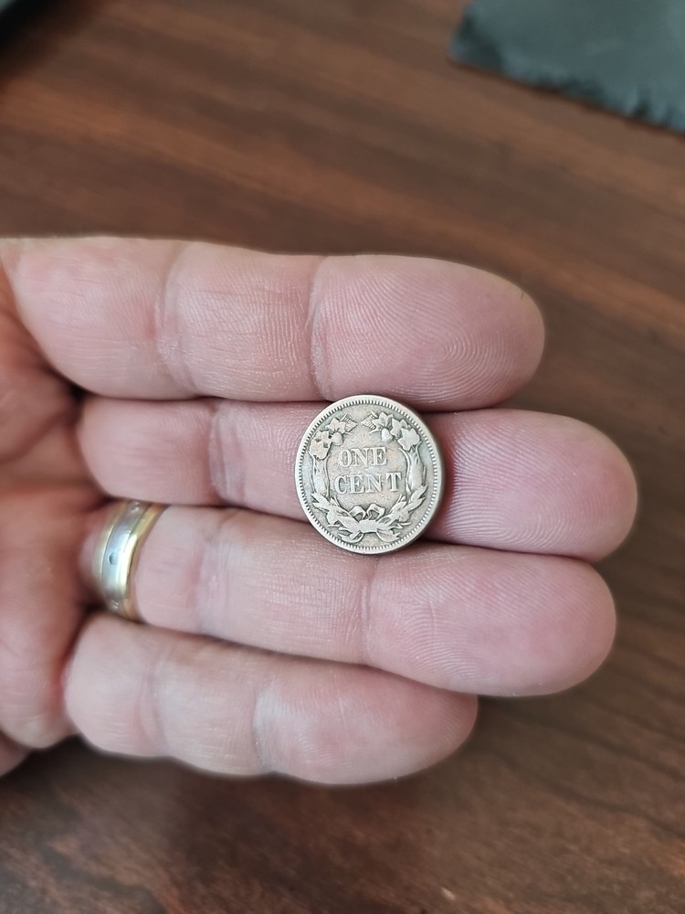 1858 Flying Eagle Cent - Rich Front & Back, VF Details, Small Letters