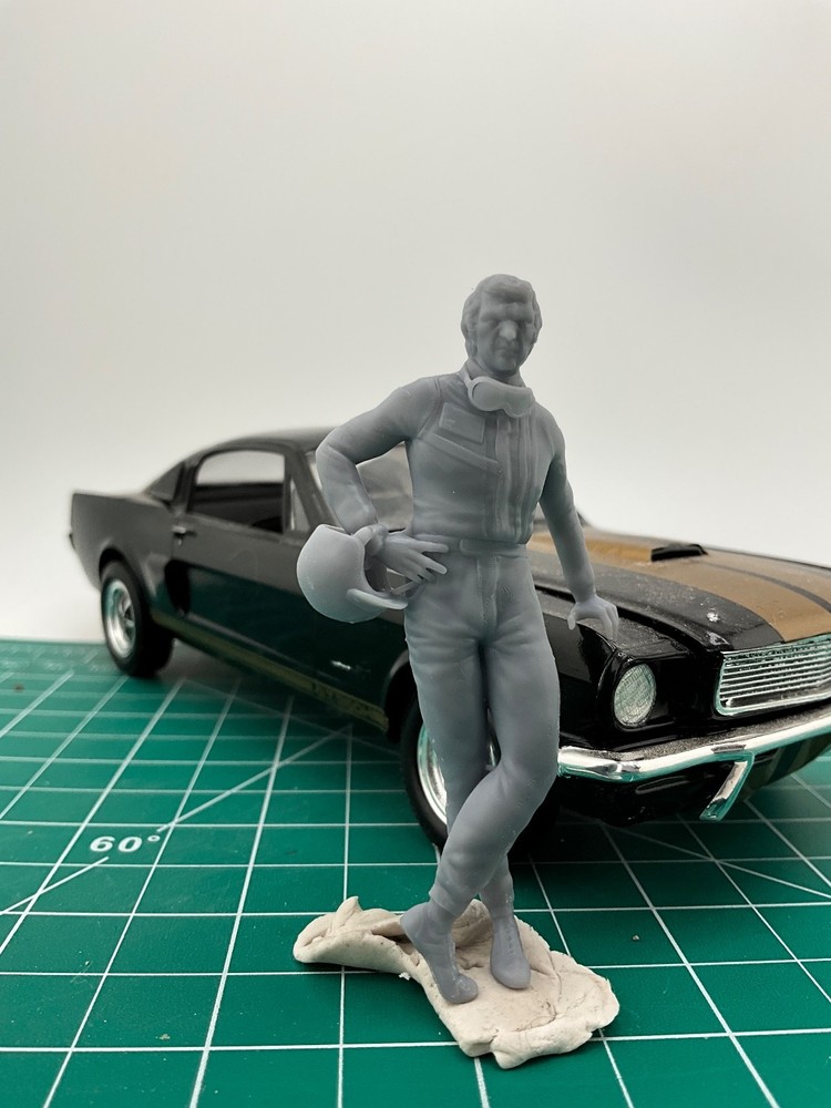 Steve McQueen figurine