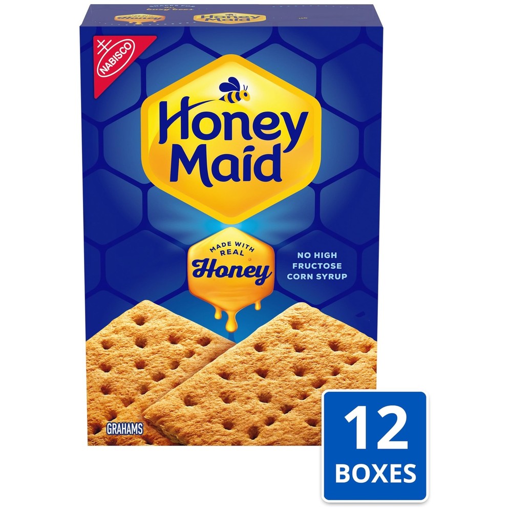 Graham Crackers, Lunch & Bulk Snacks, 12 Pack, 14.4 oz Boxes