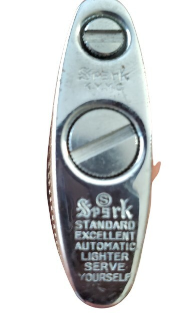 Vintage Spark Cigarette Lighter With Original Box Standard Excellence Automatic