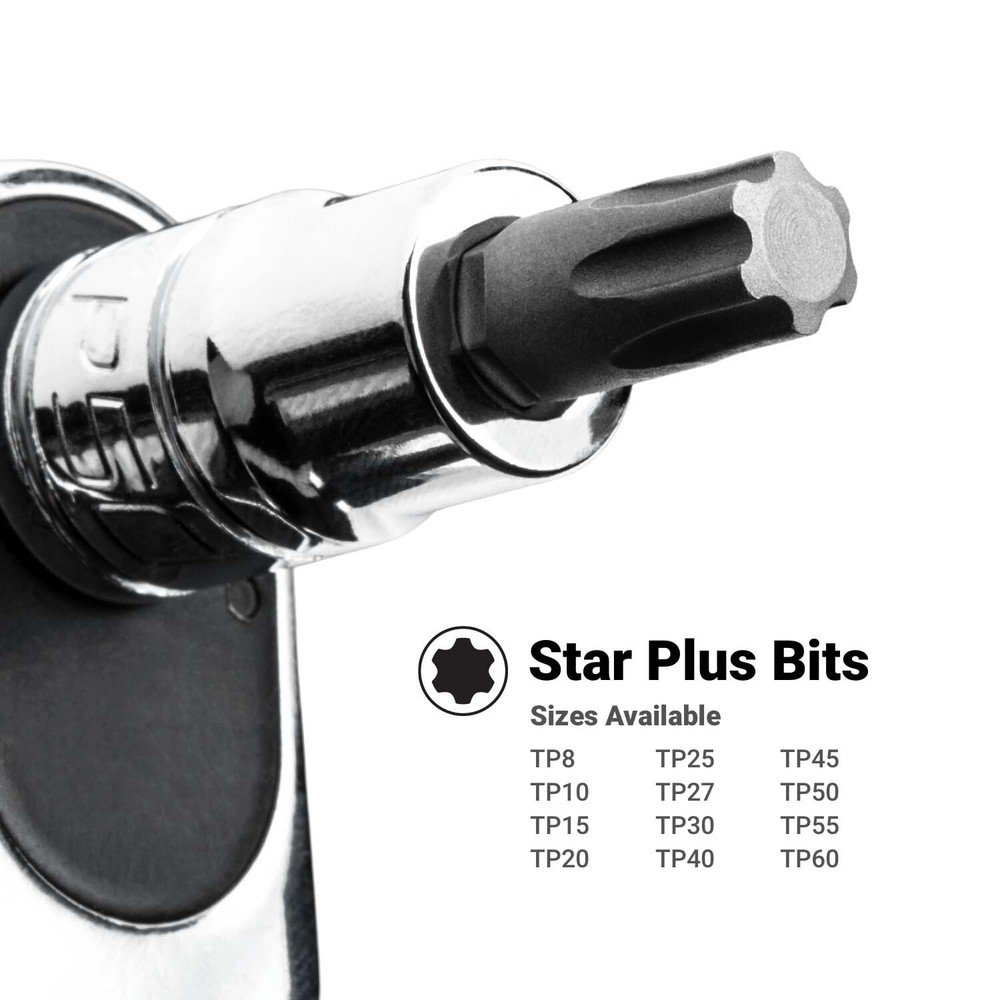 Capri Tools Star Plus Bit Socket, Single TP8 to TP60