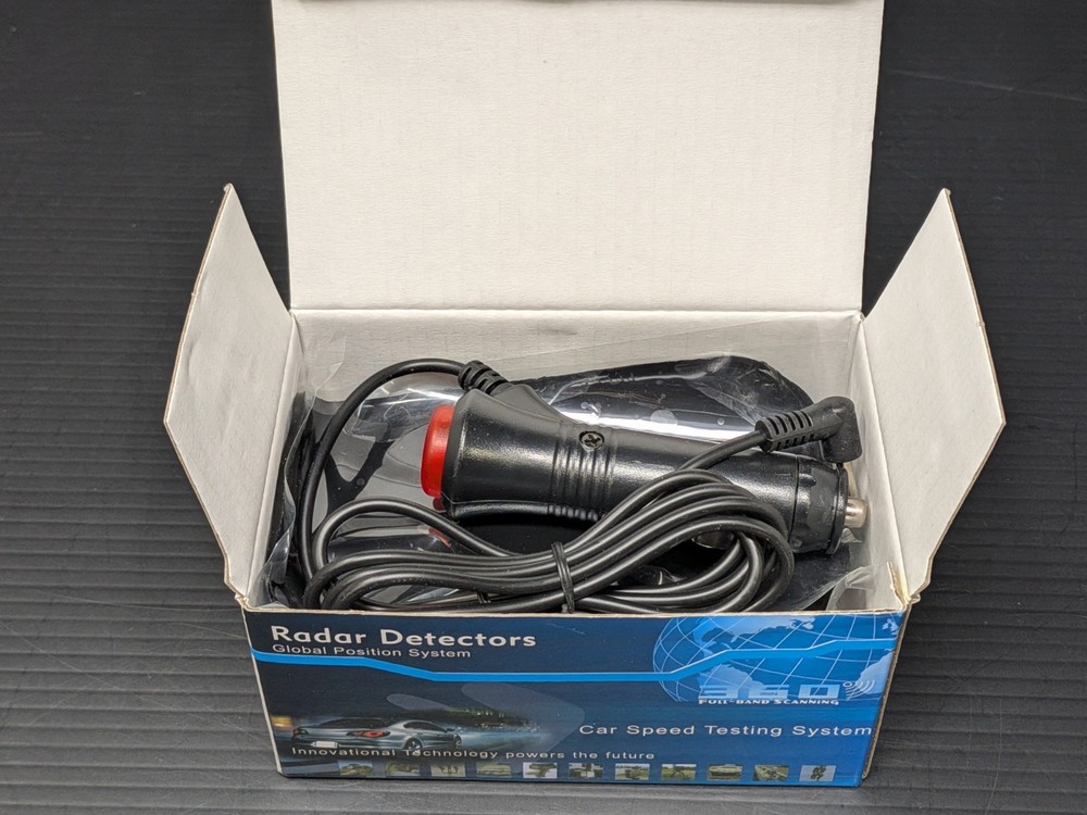 360° Full Band Radar Detector Car Speed Testing System w/ Mount Open Box