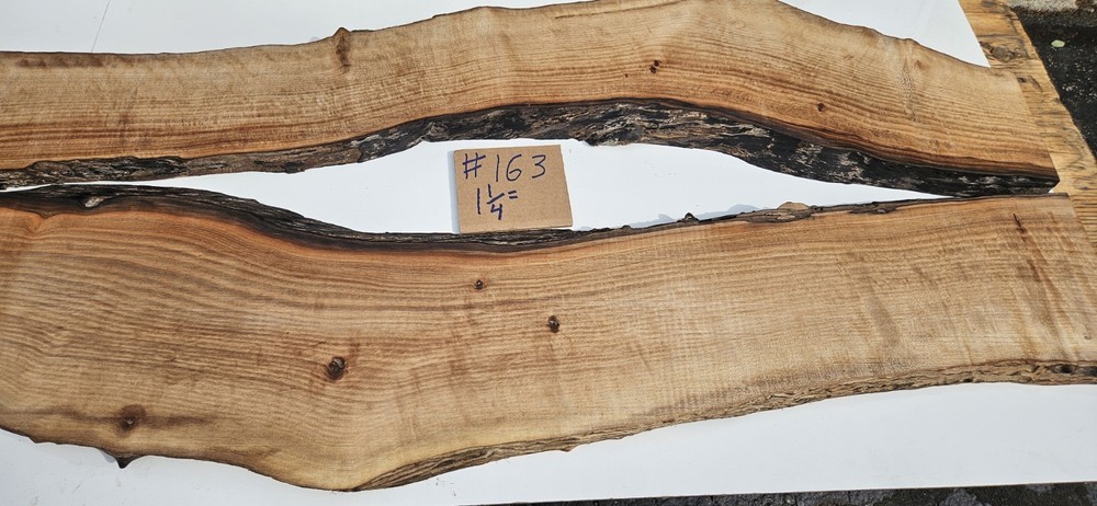 Bastogne Walnut Slabs Bookmatch (2) Live Edge