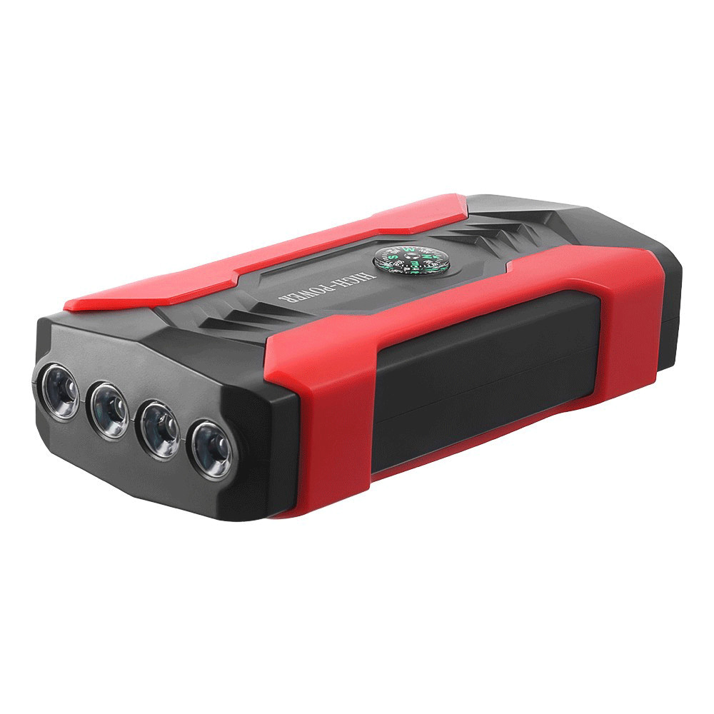 Vehicle Emergency Start Power Supply LED Emergency Light with Hazard Warning Function Dark